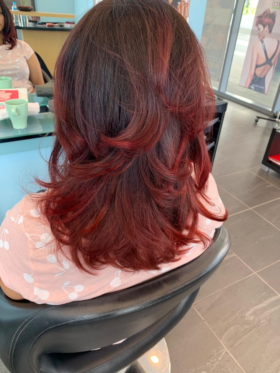 Layers with movement created at Lahana Hair and Beauty